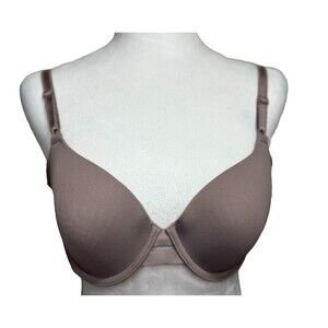 Warner's Simply Perfect Under Arm Smoothing Underwire Bra 34 B Style#4356 Mocha